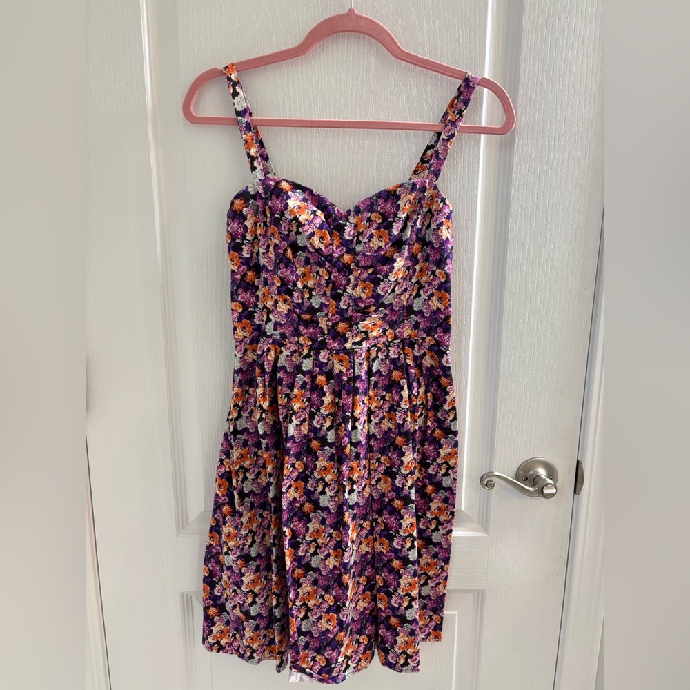 ModCloth Floral Mini Dress